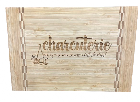 Custom Personalized Engraved Bamboo Cutting Board