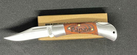 Custom engraved pocket knife