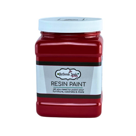 Rethunk Junk Resin Paint  RUBY RED