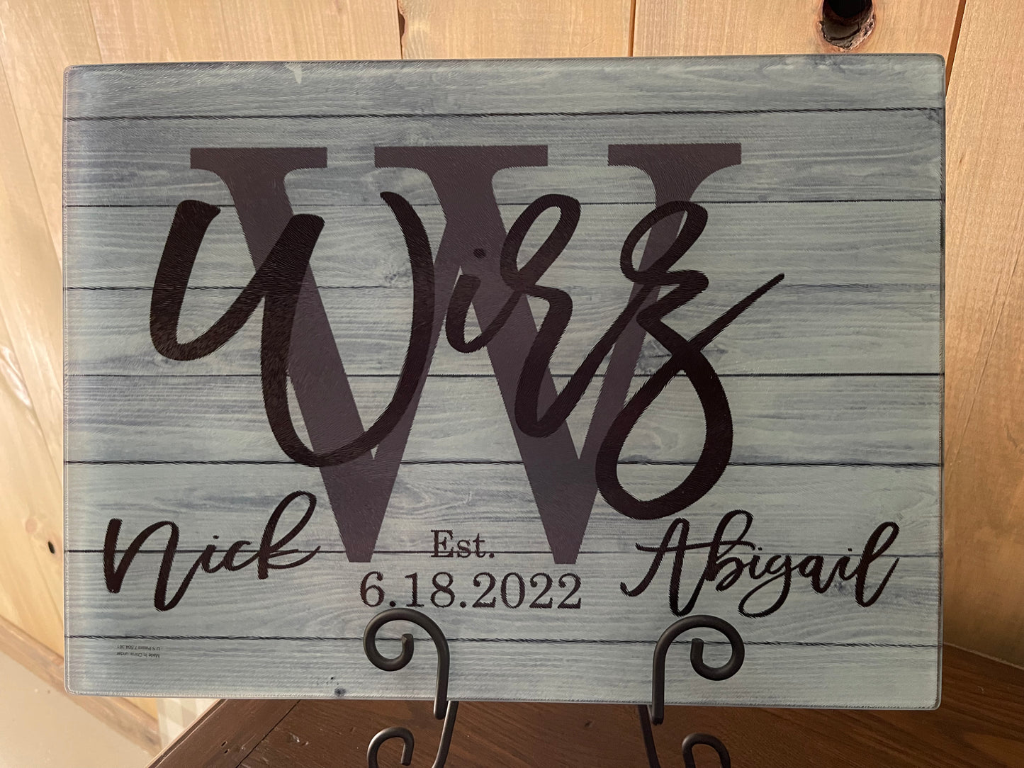 Custom Personalized Glass Cutting Board