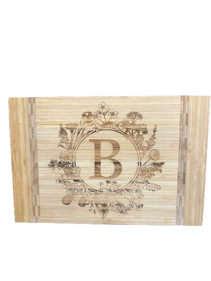 Custom Personalized Engraved Bamboo Cutting Board